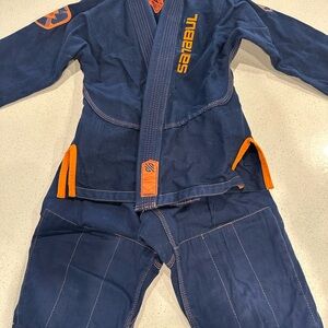 Sanabul Boys’ Blue and Orange Jiu Jitsu Gi